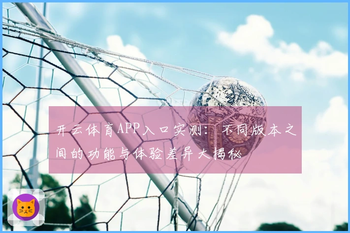 开云体育APP入口实测：不同版本之间的功能与体验差异大揭秘