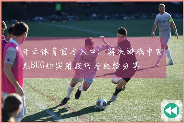 开云体育官方入口：解决游戏中常见BUG的实用技巧与经验分享