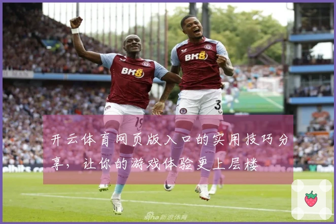 开云体育网页版入口的实用技巧分享，让你的游戏体验更上层楼